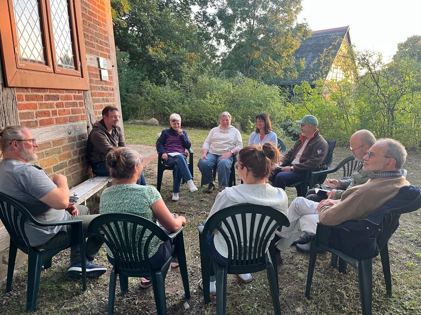 Beisammensein im Freien
